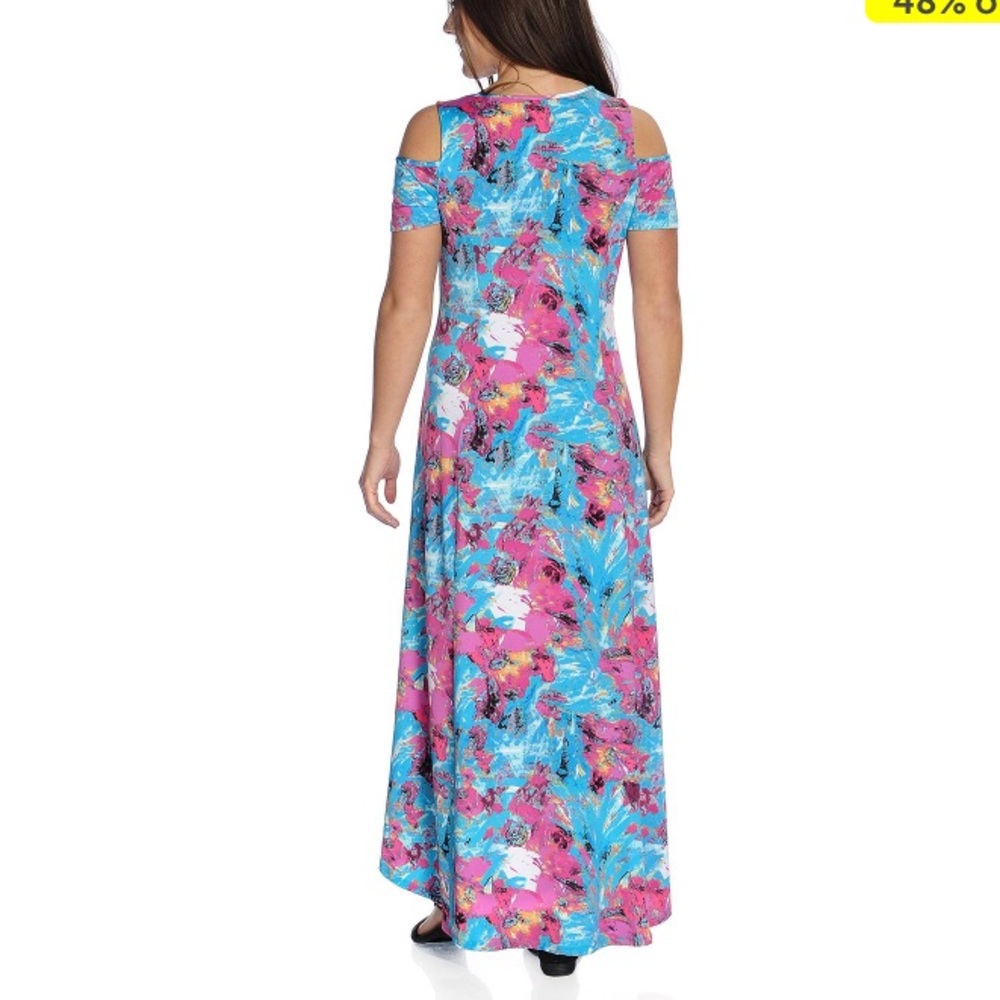 KATE & MALLORY HI-LO MAXI DRESS NEW - Picture 2 of 3